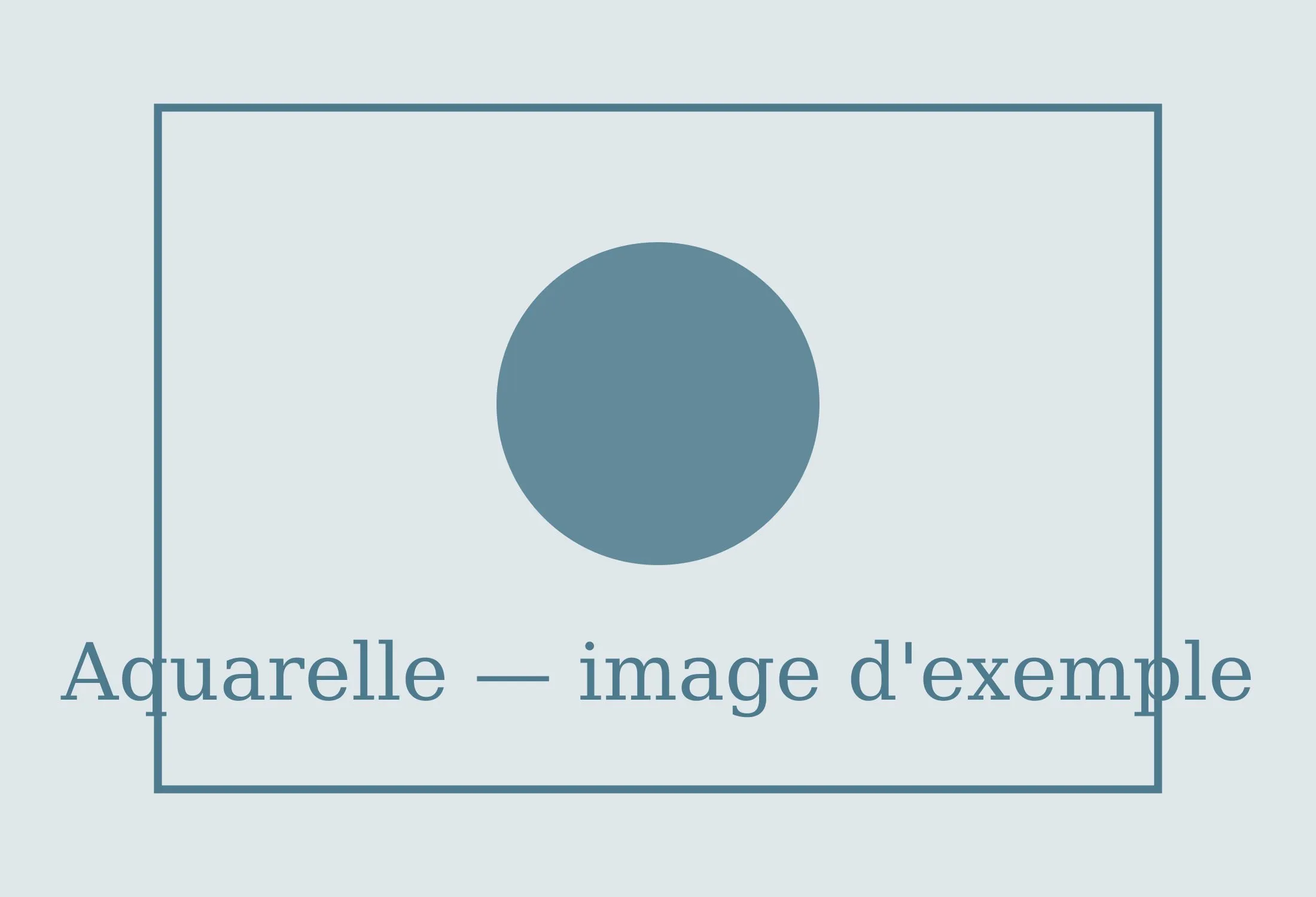 Exemple d'aquarelle (image provisoire)