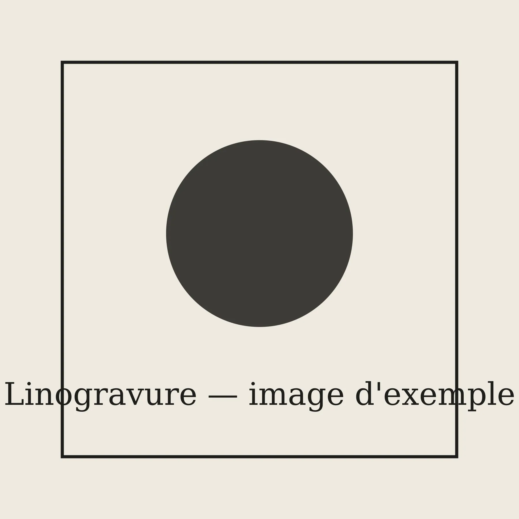Exemple de linogravure (image provisoire)